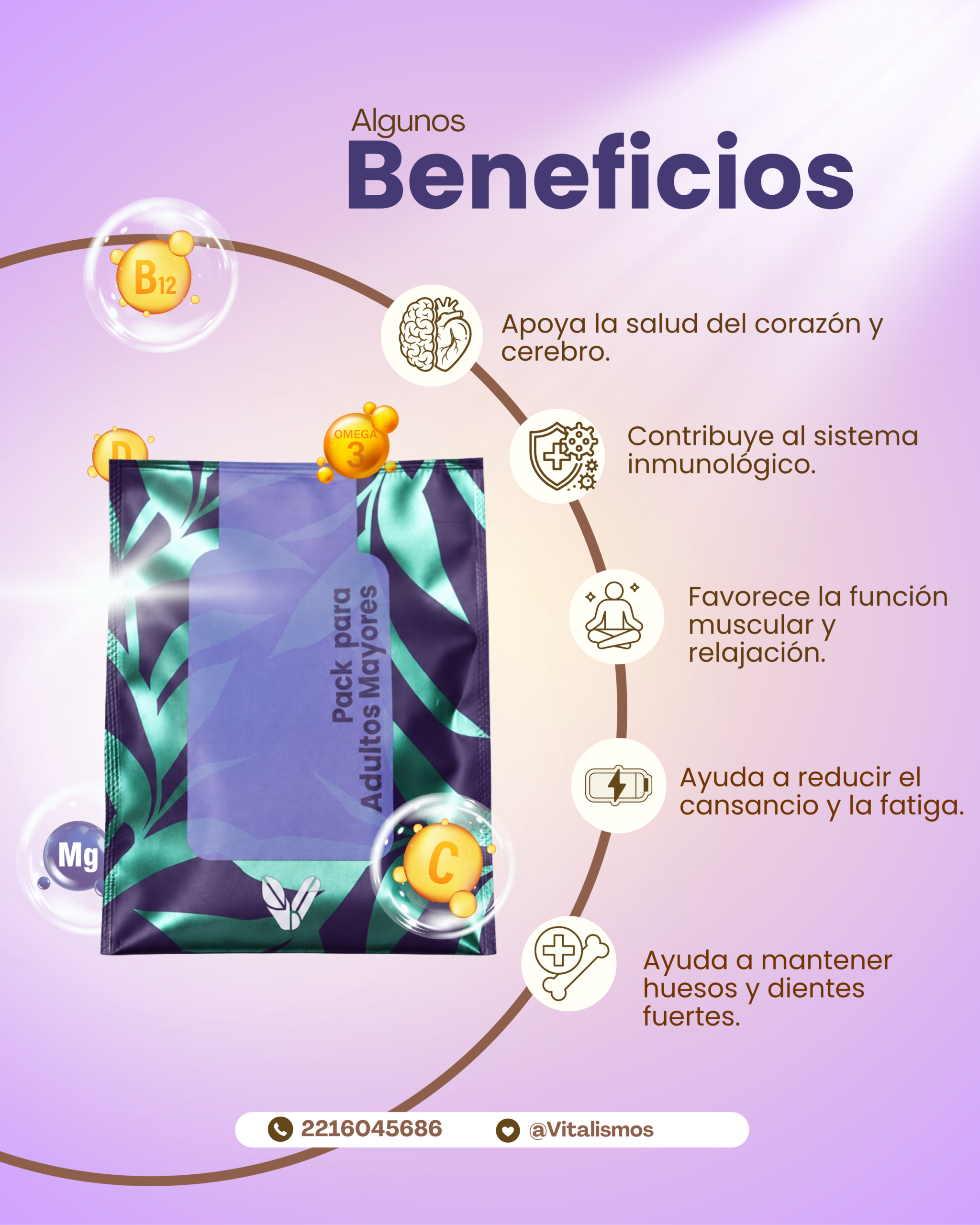 Beneficios del Pack Adultos Mayores de Vitalismos